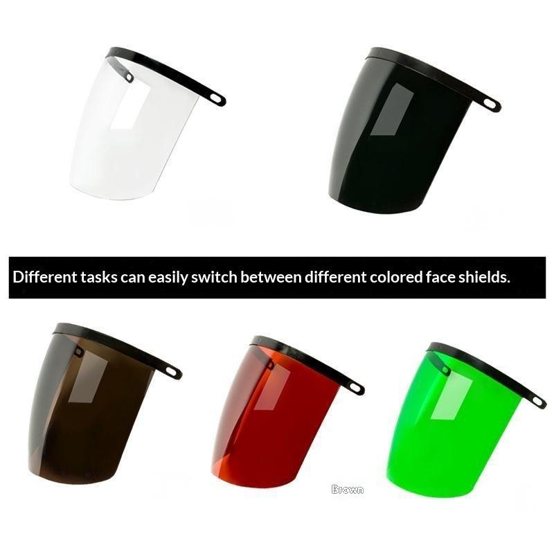 Welding Safety Helmet With Pc Face Shield Scratch Resistant Heat Insulation Anti Welding Slag For Industrial Welding
