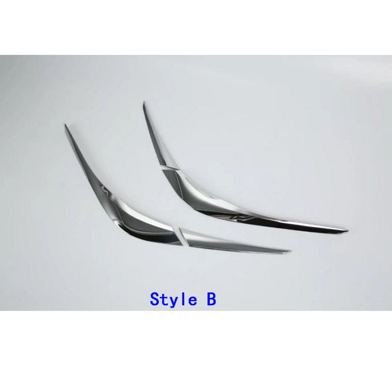 Body Rear Tail Light Lamp Detector Frame Stick ABS Chrome Trim Eyebrow For Mazda CX-5 CX5 2nd Gen 2017 2018