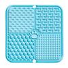 Dog Lick Mat, Pet Slow Feeder Mat with Suction Cups, Four Textured Zones, Silicone Pet Lick Mat for Dogs And Cats, Prevent Choking