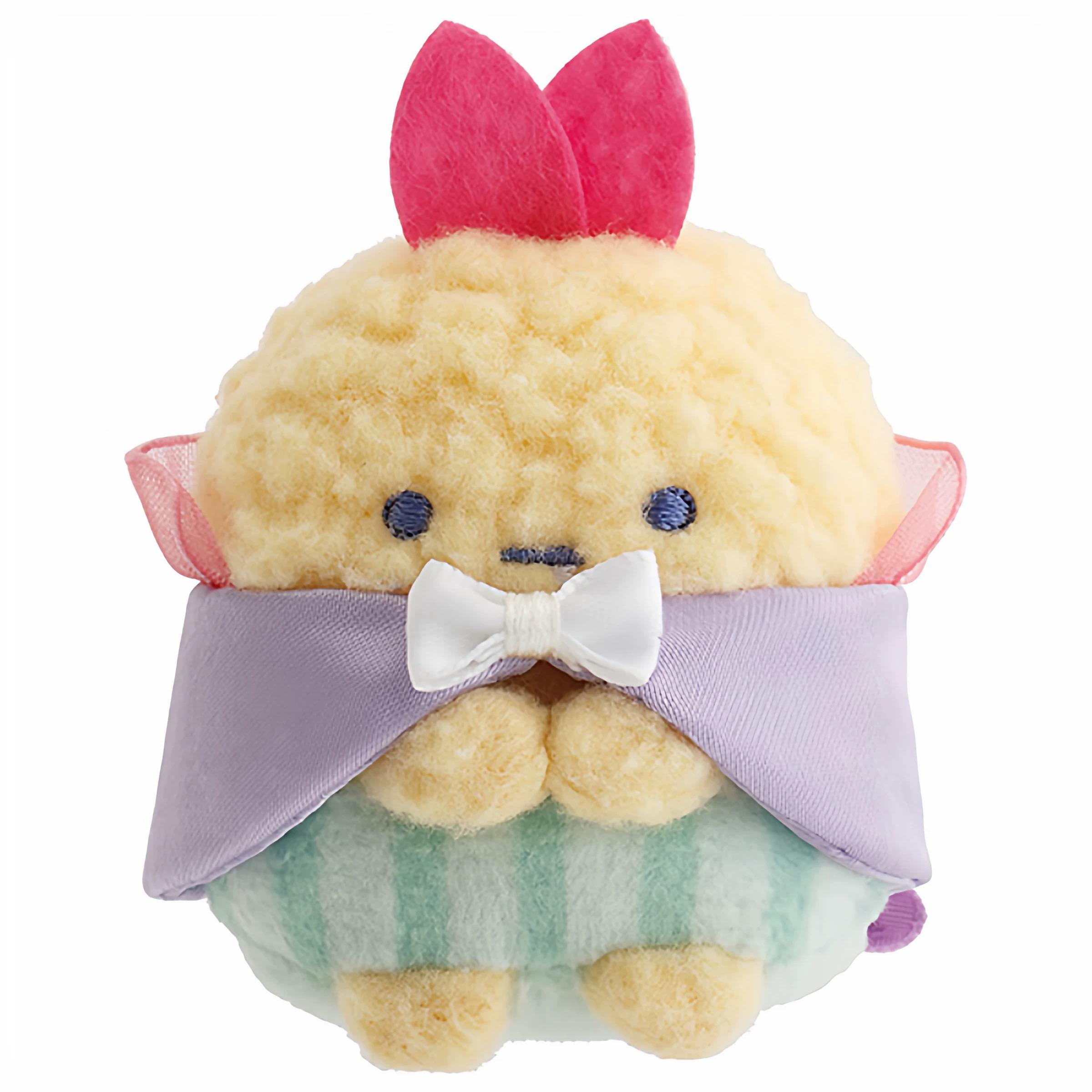 SanX Sumikko Gurashi Niedliche Geister-Serie Plüschtier Schlüsselanhänger Ebi Fry Dango Geist Shirokuma Kushikatsu Kuscheltiere Cartoon-Spielzeug