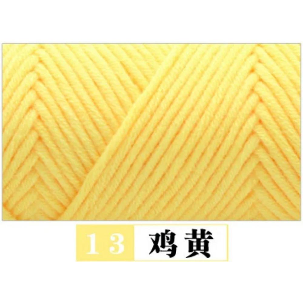 100g Pure Colour Lover Yarn Soft Milk Cotton Yarn Woolen Yarn 8 Ply Thread for Knitting Scarf Wool Handmade DIY Scarves Gift