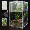 Transparent Acrylic Terrarium Kit Arboreal Reptiles Amphibians Easy Assembly Habitat Crested Gecko Tree Frog Small