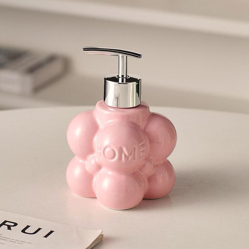 Kreative Keramik-Lotionflasche Hotel Handwaschmittel Shampoo Shampoo Spender Seifenspender Badezimmerzubehör Badezimmerzubehör
