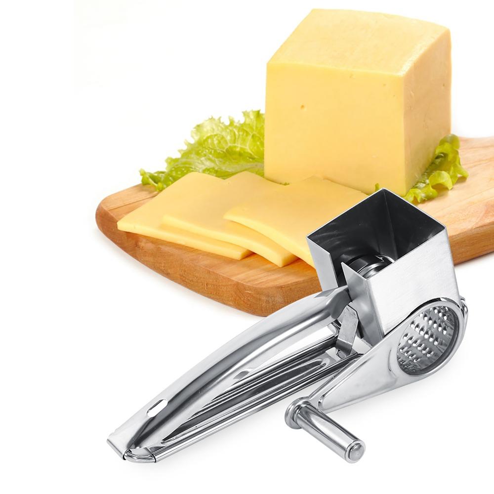 Stainless Steel Rotate Cheese Grater Multifunctional Manual Rotate Grater  Chocolate