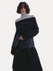 Uusoo Slide Pleated Skirt_ Black