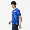Mizuno Support T-Shirt with JAPAN Logo, Player-Inspired, Unisex, Kids' Sizes Available, MUGEN GRAPHIC 32MABPC1, Directoire Blue, Size 140