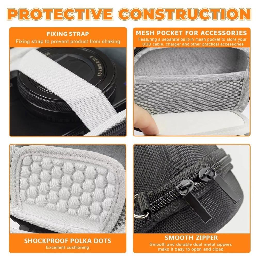 EVA Tragbare Hartschalen-Schutz-Aufbewahrungstasche Digitalkamera-Tasche Digitale Zubehörteile
