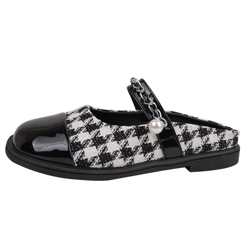 Baotou half slippers women's summer wear 2025 new Chinese national style fairy thick heel with skirt with sandals