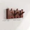 Creative Wall Mounted Wood Coat Racks Piano Key Shaped Art Entry Door Porch Hanging Hook With Hooks Hats Organizer Keys