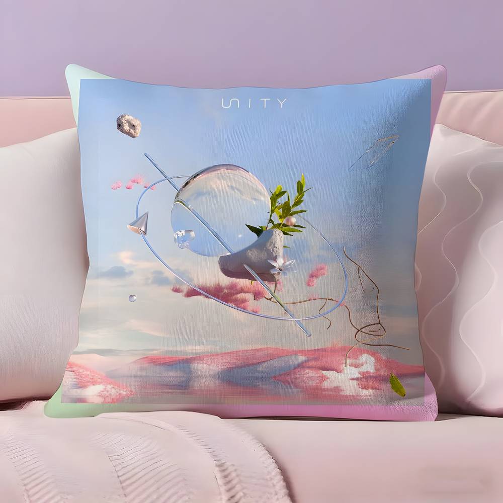 

Band M-mrs green appleS Pillow Case Pillowcase Ultra Soft Skin Friendly Fabric Cloud Like Comfort & Concealed Zipper 12x12Inch