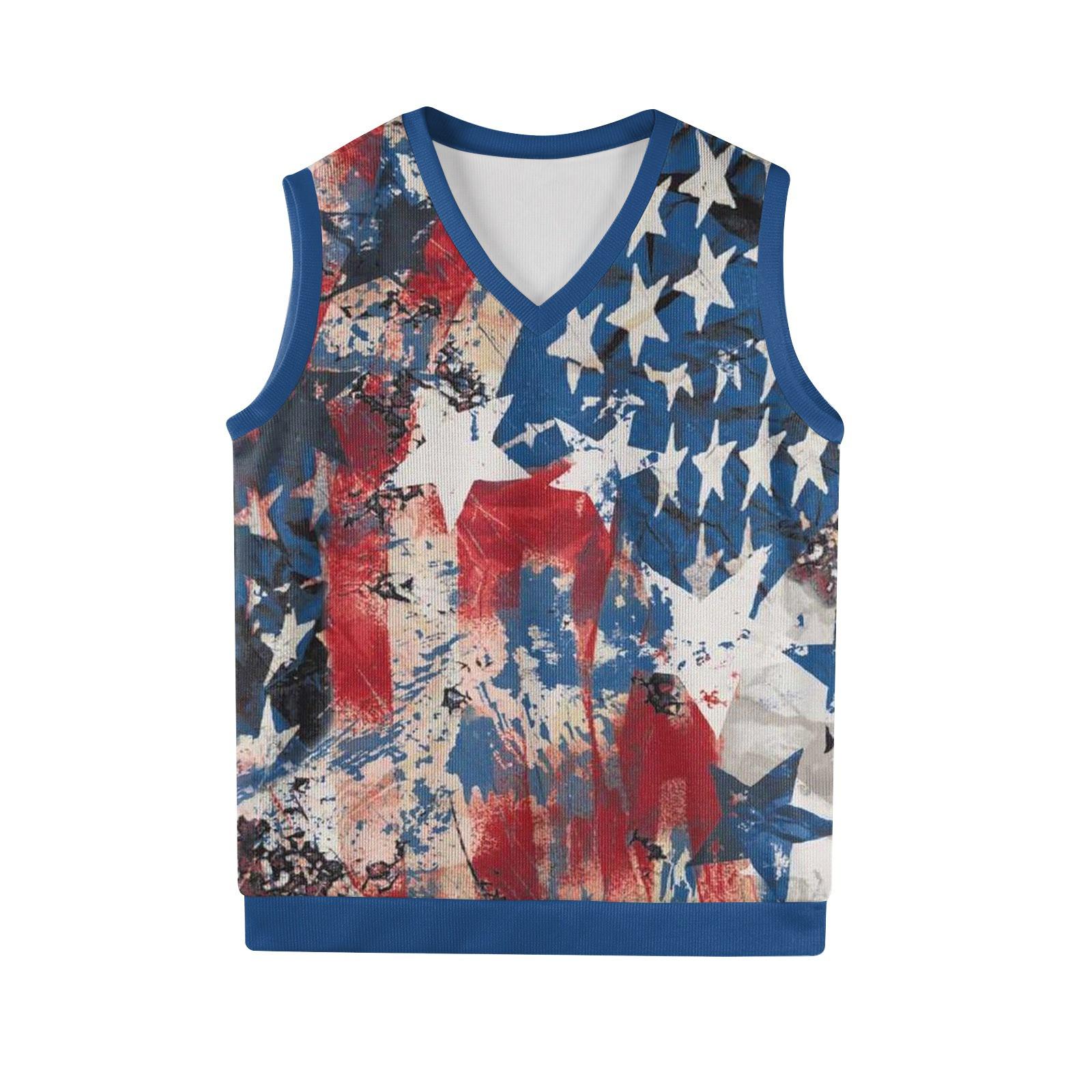 

Мужской жилет с V-образным вырезом, без рукавов, трикотажный пуловер XL винный