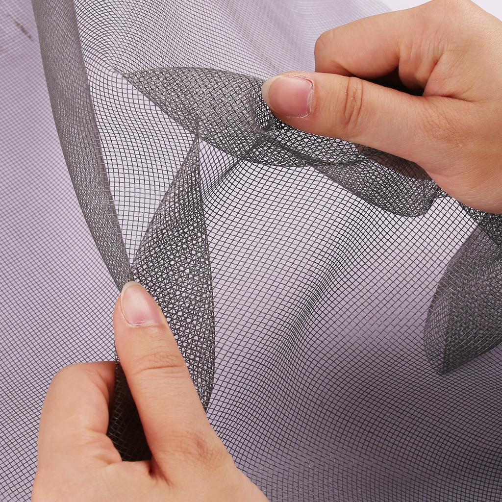 DIY Large Window Screen Mesh Fiberglass Screen Pets-Proof & Mosquito/Insect Resistant Suitable for Balconies Garden Patio Porch