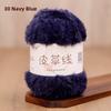 Hand Knitted Fur Yarn Long Hair  Hat Scarf DIY Wool Yarn Simulation Fur Crt Material Autumn Faion Accories