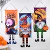 Horror Halloween Door Hanging Flags Trick or Treat Dwarf Pumpkin Pendant  Halloween