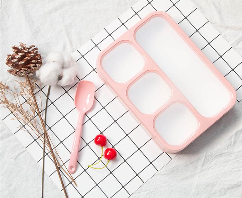 

1000 мл решетчатый ланч-бокс большой емкости герметичный портативный контейнер для еды путешествия кемпинг офис школа здоровый материал бенто-бокс