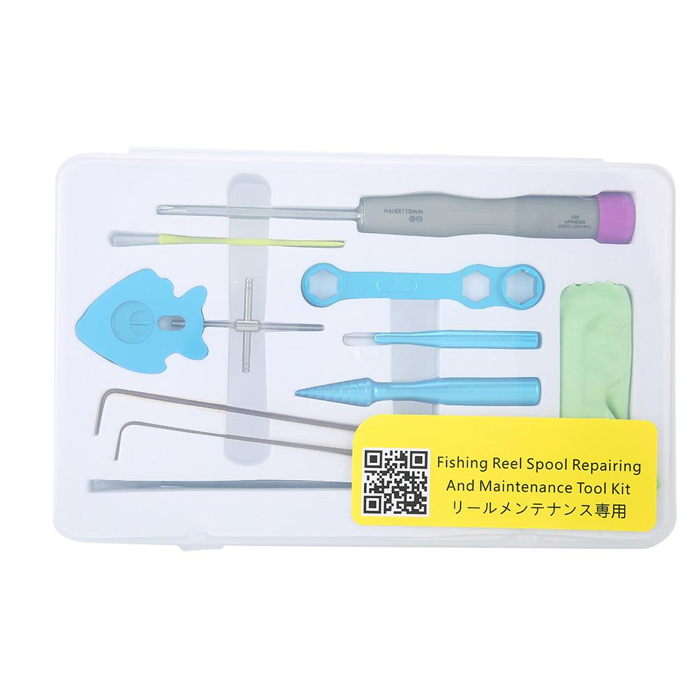 13PCSSET Fishing Reel Baitcasting Wheel Repair Kit Maintenance DIY Remove Modified Set