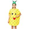 Costumi di Frutta e Verdura per Bambini: Fragola, Ananas, Uva, Peperoncino, Banana per le Recite dell'Asilo