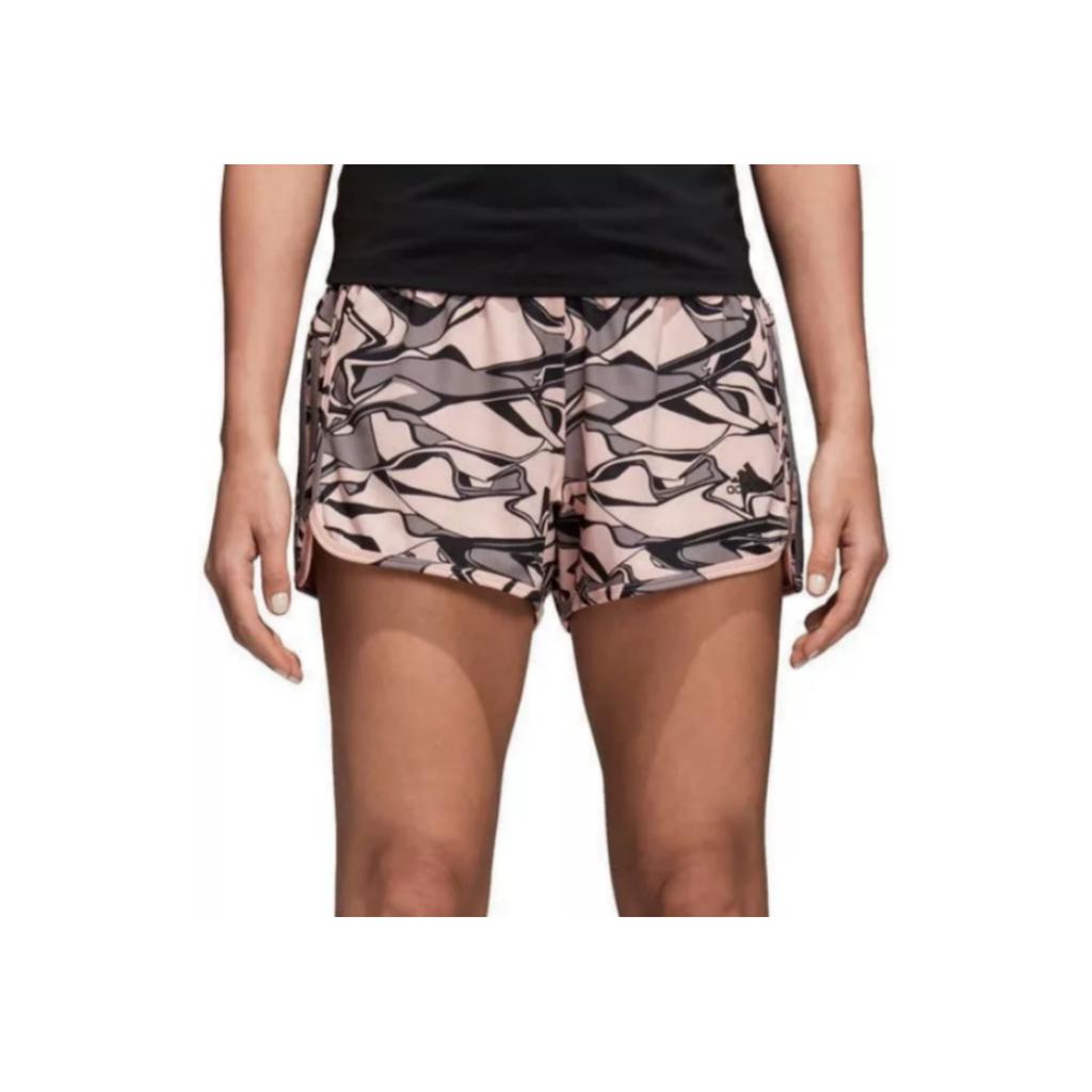 Adidas Casual Breathable Printed Sports Shorts Women Shorts Gray Multicolor CW5491