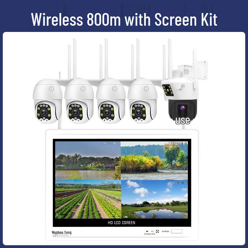 Wireless HD All-in-One Camera System for Home & Outdoor - No Wiring Needed