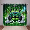 3D lightning Cool Gamer Controller Switch Cheap Window Curtain Blinds For Living Room Kids Bedroom Bathroom Kicthen Door Home De