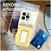 For iPhone 16 Pro Case Card Holder Kickstand TPU+PC Shockproof Phone Cover