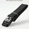 Adjustable Universal Woven Security Belt for Men & Women - Black Canvas