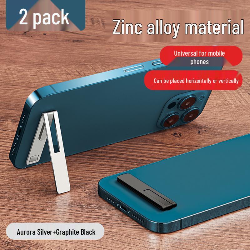 Ultra-Thin Metal Ring Stand: Invisible Adhesive Mobile Phone Holder