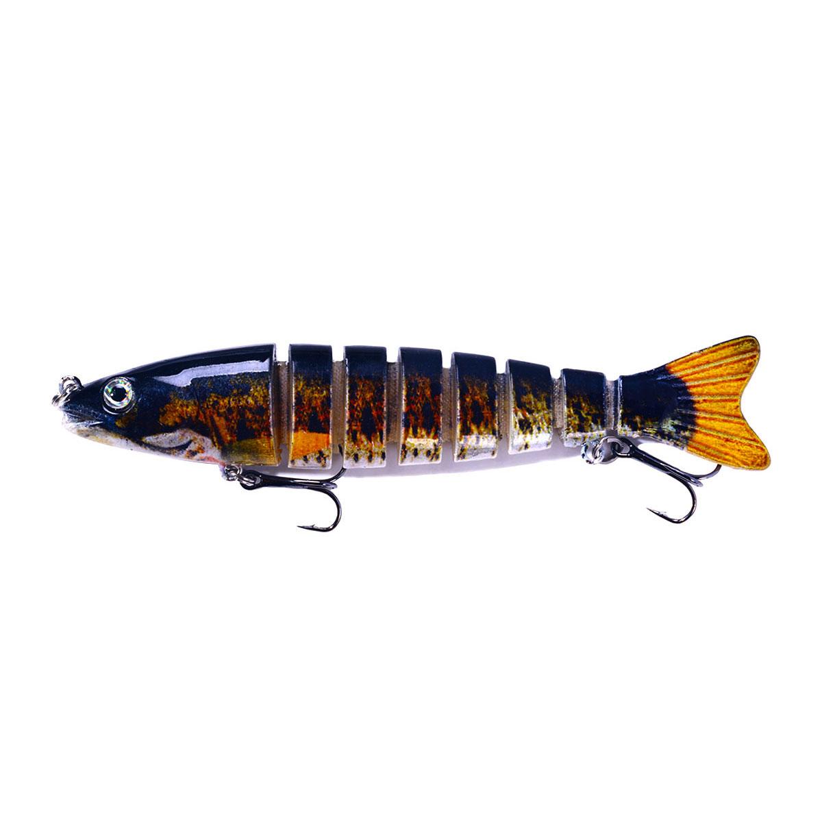 

Многоцелевой сегментный воблеры Swimbait Pike Wobblers 12.8 см-18 г рыболовная приманка Isca Artificia для приманки Bass Pike