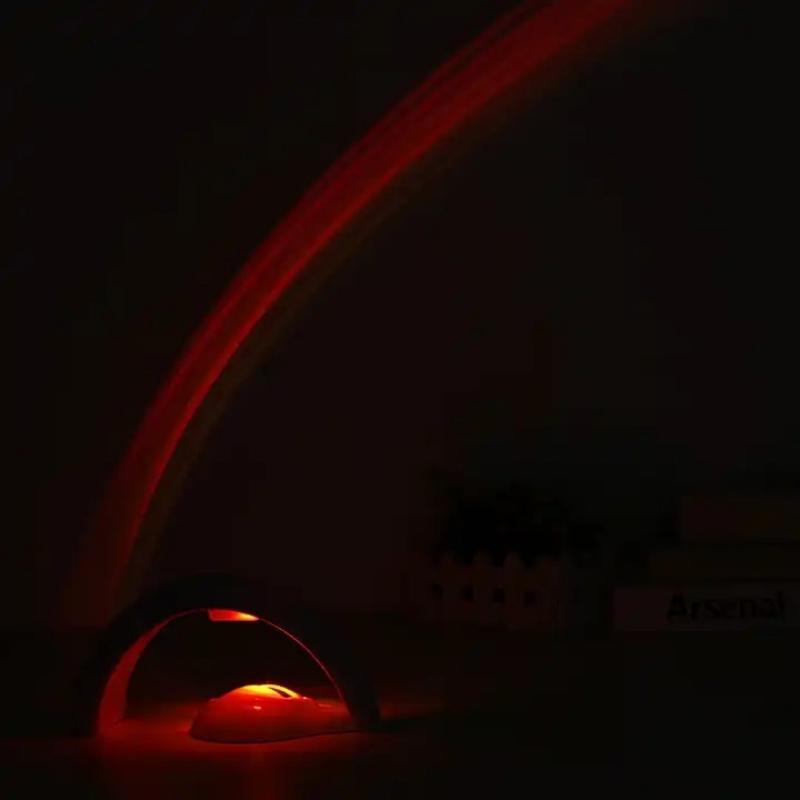 Amazing Rainbow Projector Night Light Romantic LED Night Light Couple Birthday Gift Second Generation Rainbow Projection Lamp