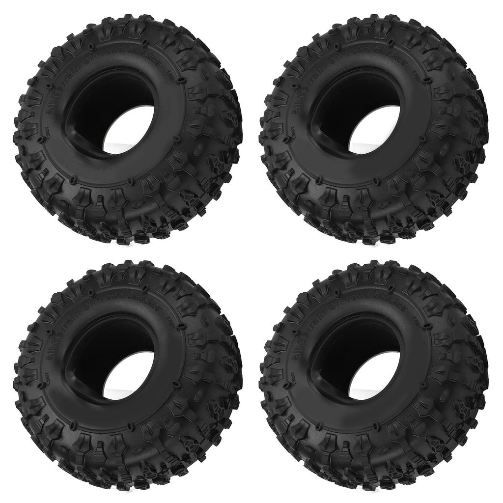 4pcs RC Rubber Tires 1.9 Inch Large Grip Universal RC Car Wheels for Axial Scx10 D90 Crawler
