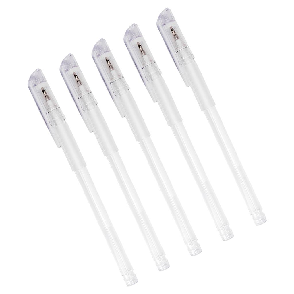 10pcs Beauty Positioning Marker Washable Tattoo Skin Eyebrow Microblading Marker Pen White