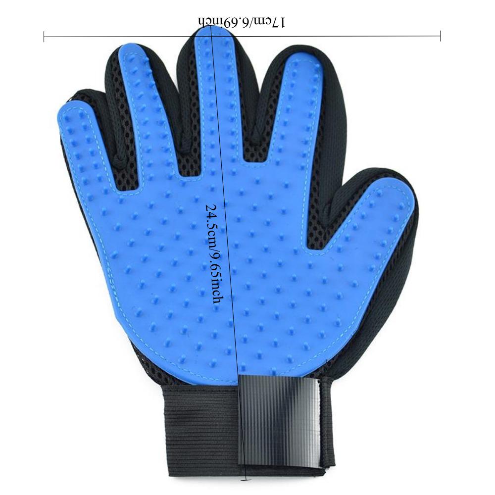 1PC Pet Cleaning Brush Dog Massage Hair Removal Grooming Washing Accessories Silicone Pet Glove