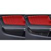 For Ford Mustang 2015- Styling Carbon Fiber Car Front Door Panel Decorative Stickers Auto Interior Modification Accesorios