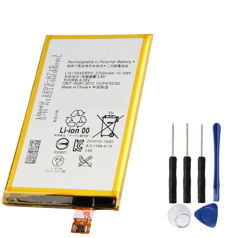 Wiederaufladbarer Lithium-Akku für SONY Xperia Z5C Z5 mini E5823 z5 compact LIS1594ERPC Handy-Akku 2700mAh