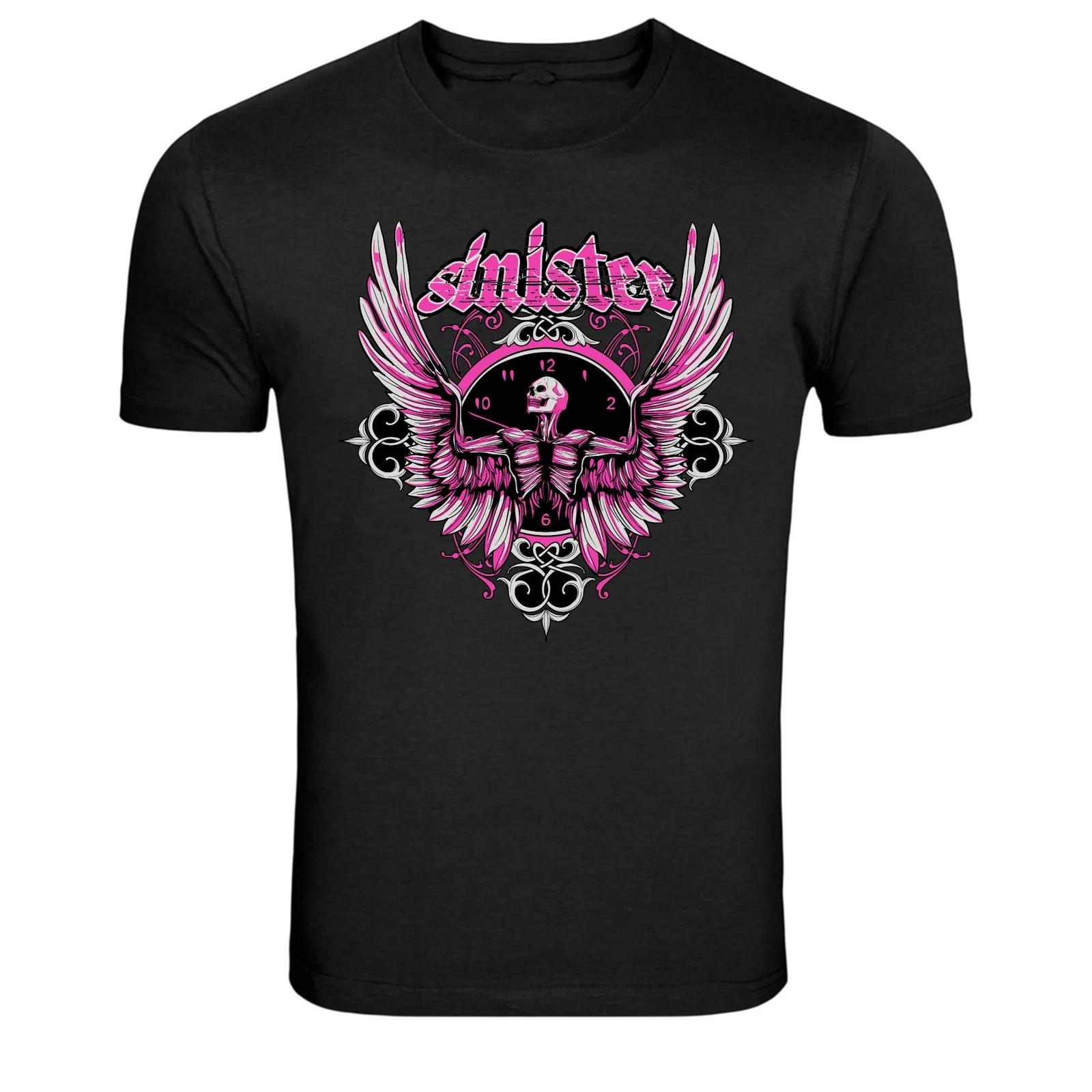 Sinister Skeleton Wings Dark Gothic Graphic T-Shirt XXL