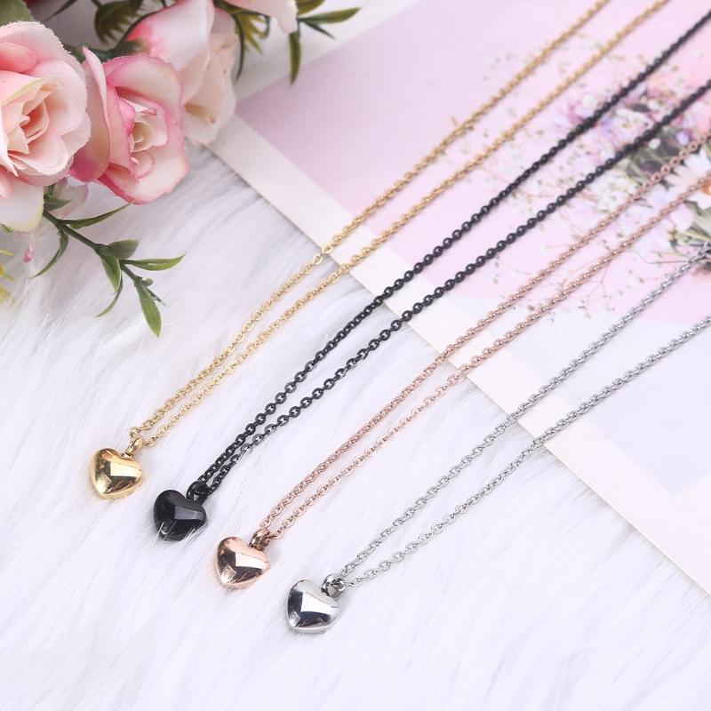 Cremation Jewellery Ash Urn Pendant Keepsake Memorial Necklace Locket Heart-shaped Minimalist Commemorative Gift