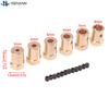 1Pcs 3/4/5/6/7/8MM Wheel Hex Coupling Coupler With Screws Brass Sleeve Adapter Tire Connector For RC Boat Car Spare Parts