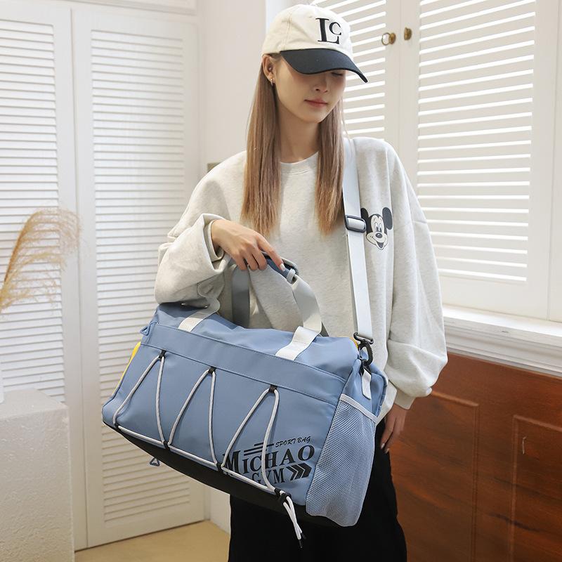 Fashion outdoor large-capacity sports fitness bag for men and women, new convenient street dry and wet separation travel bag