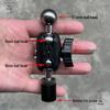 17mm Ball Head to 1/4" Phone Holder Replacement Pan Tilt Swivel Adapter