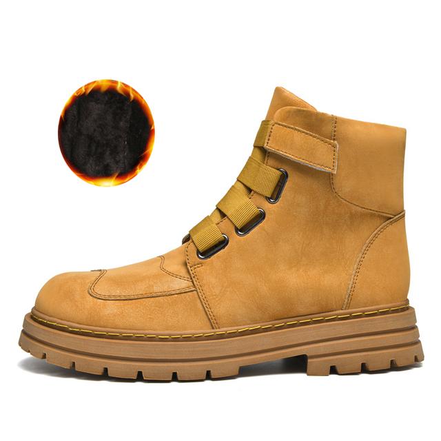 Neue männer Winter Stiefel Street Style Casual Schuhe Männlichen Herbst Schöne Hohe Qualität Schnee Stiefel Knöchel Plüsch Warme Schuhe für Paar