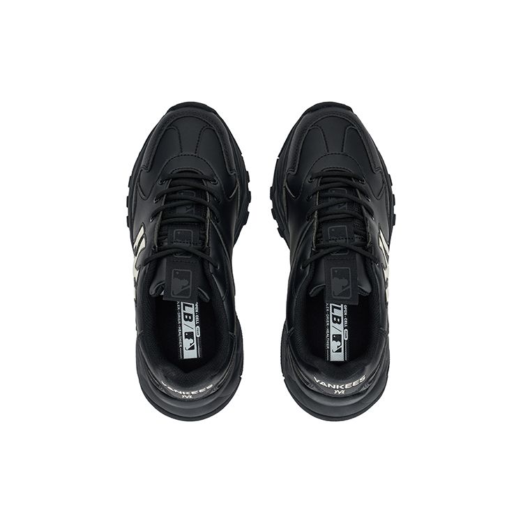 MLB Big Ball Chunky Casual Versatile Height Increasing Low Top Dad Shoes Unisex sneaker Black 3ASHBCW3N-50BKS