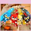  Porte-clés Vibrant Sonic The Hedgehog Dessin Animé Caoutchouc Porte-clés Accessoire Sac Voiture