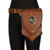Medieval Vikinges Pirate Leather Drop Leg Bag Halloween Cosplay Costume Accessory Renaissances Belt Pouch Fanny Pack