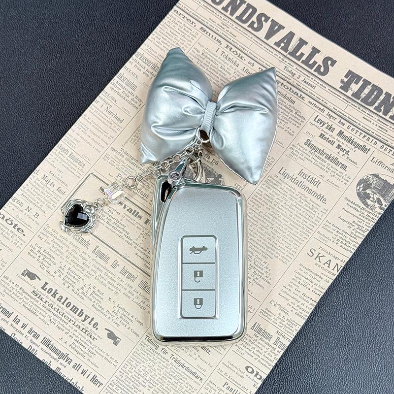 Lexus ES200/ES300h/RX300 Quicksand Silver Key Shell Protective Case