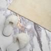 PVC Panel With Motif Easy Decoration For Dining Room 120x60 cm Elegant Marble Pattern