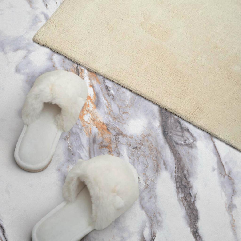PVC Panel With Motif Easy Decoration For Dining Room 120x60 cm Elegant Marble Pattern