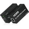 4K 120M HDMI LAN Extender – 4K@30Hz Over Ethernet (CAT6), with HDCP and EDID Copy, for PC, TV, Monitors, and Security Cameras.