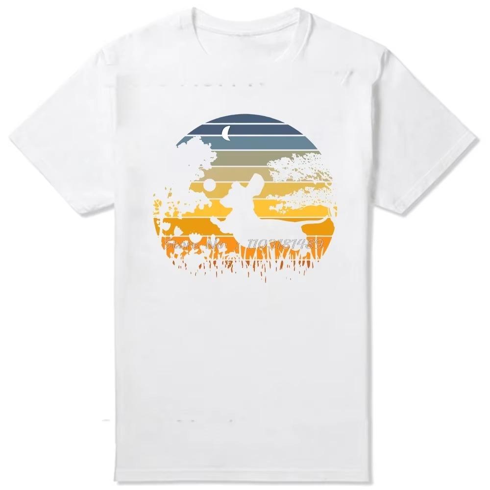 Vintage Jezevčík Pes Retro Trička Letní Styl Grafické Streetwear Krátký Rukáv Narozeninové Dárky Tričko Pánské Oblečení