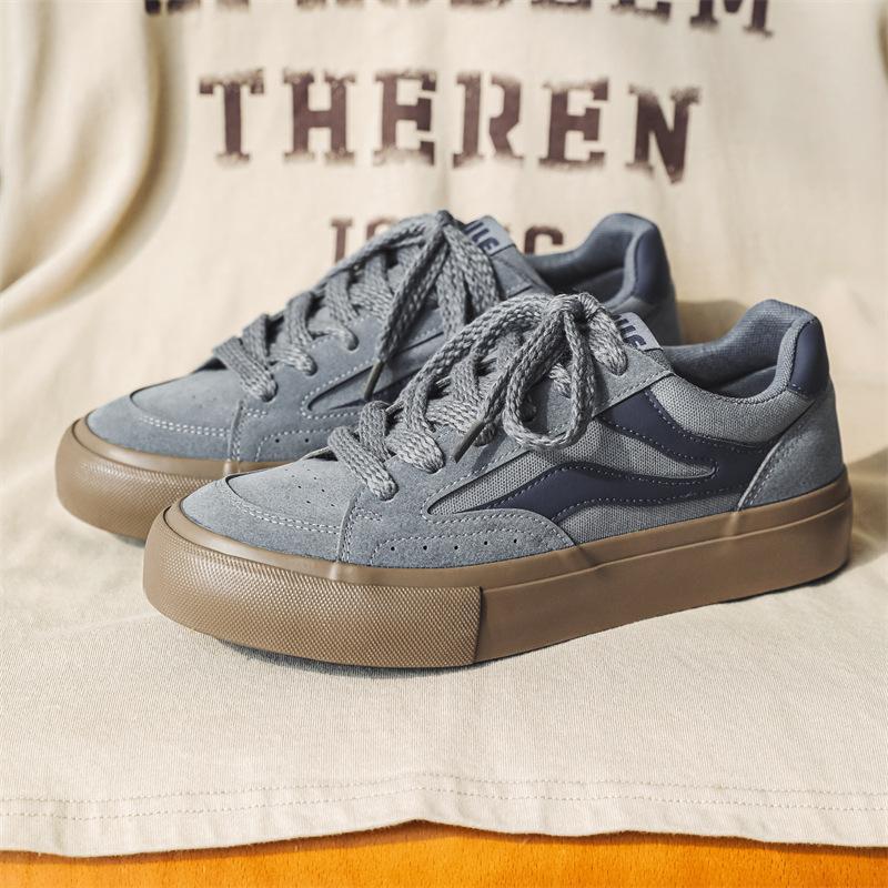 Men's shoes trendy niche original design canvas shoes spring new versatile leisure sports student men's shoes 7992