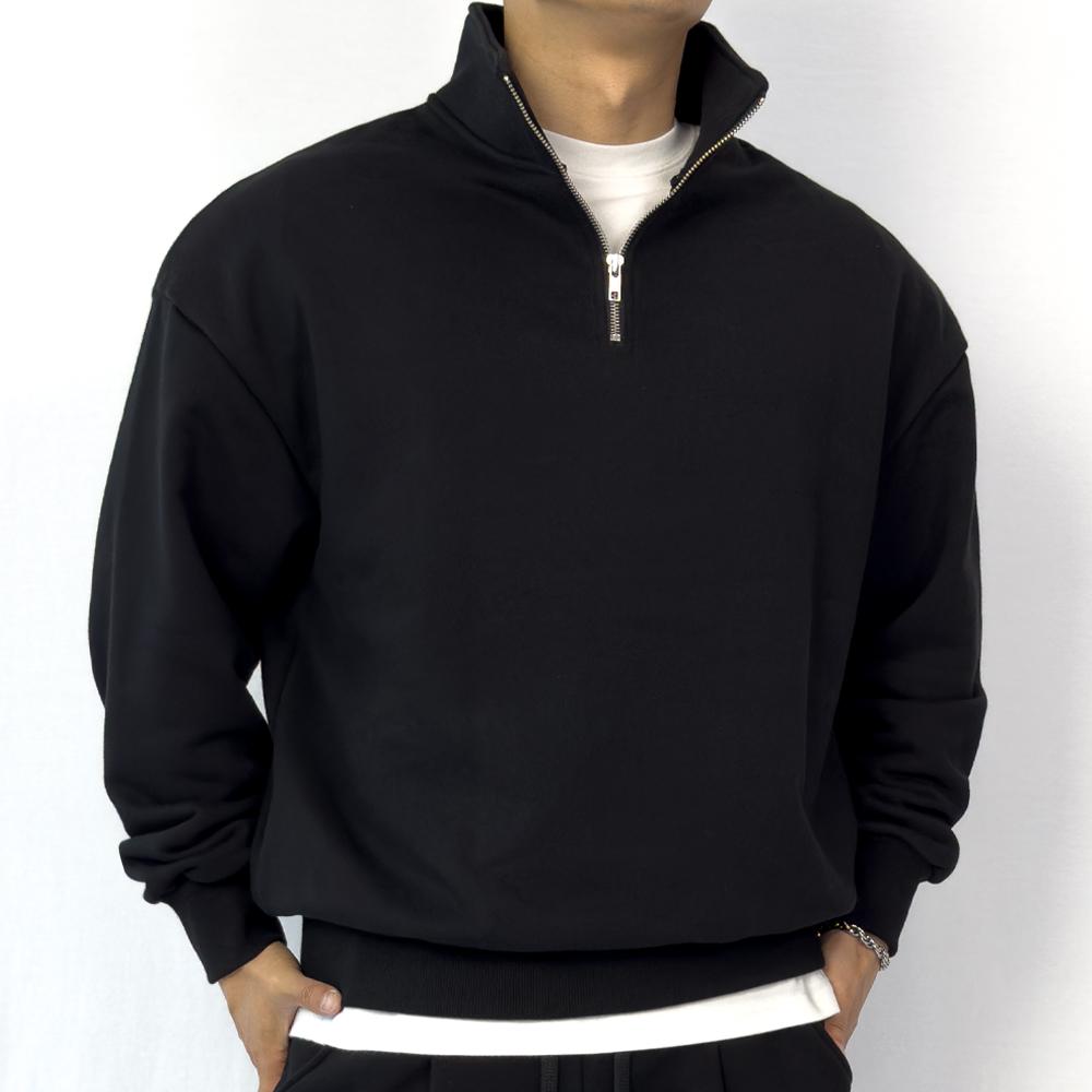 Pasiensia Basic Oversized Half Zip-Up